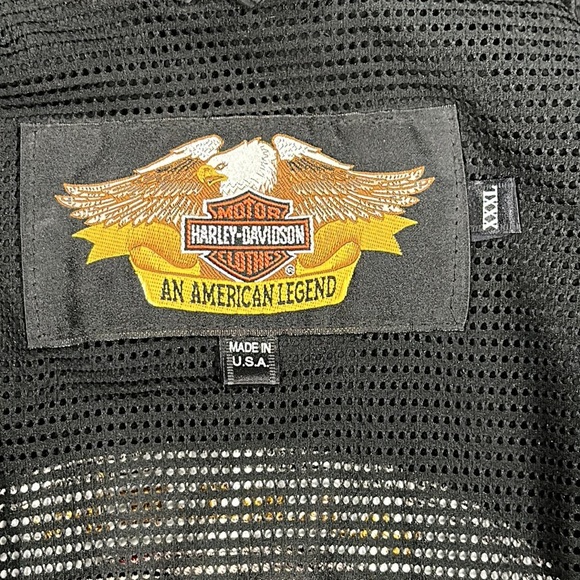 Harley-Davidson Vintage Zip Nylon Windbreaker Jacket - 3XL - Picture 6 of 9